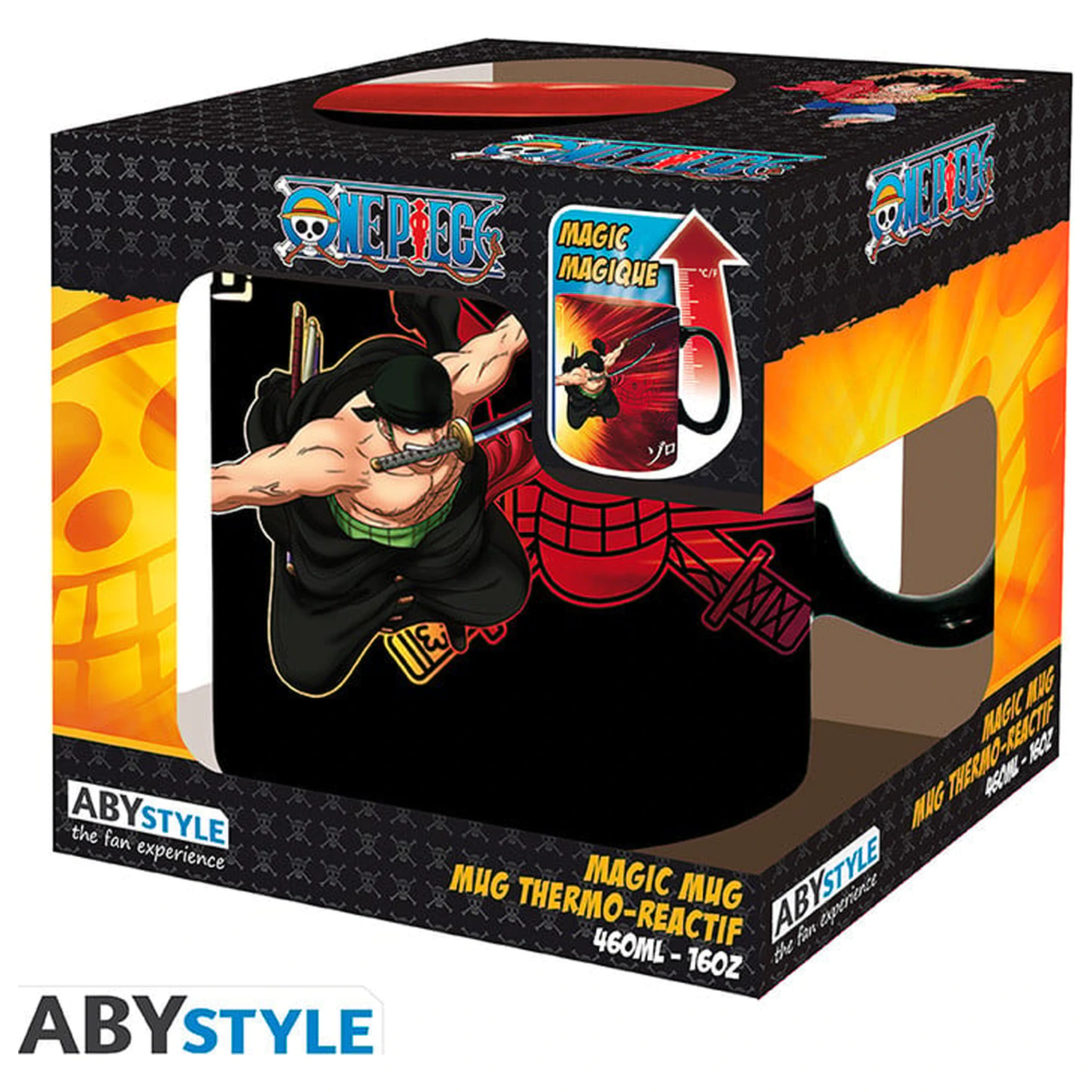 One Piece Zoro & Sanji Bögre Heat Change 460ml product photo