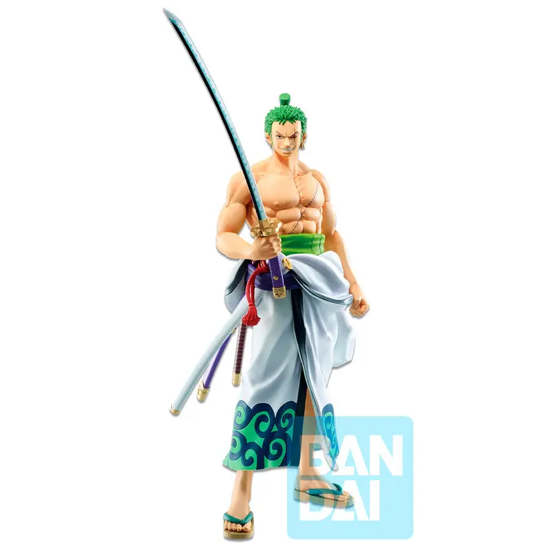 One Piece Zorojuro and Enma Ichibansho figure 20cm product photo