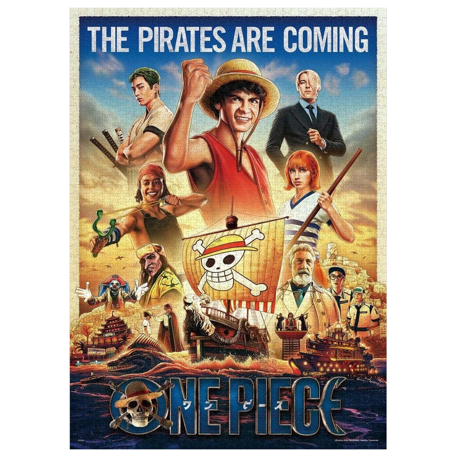 One Piece 2000-piece puzzle The Pirates Are Coming product photo