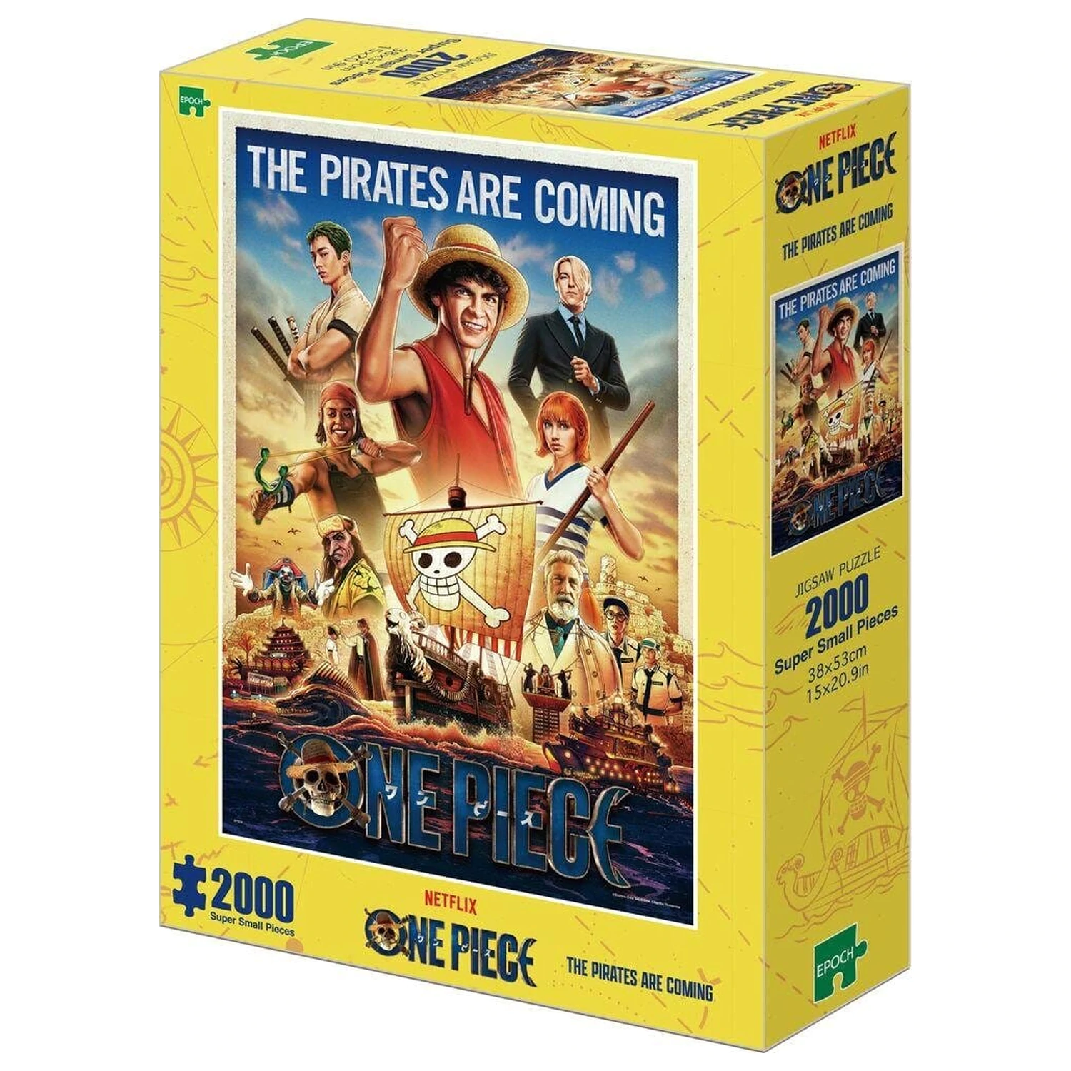 One Piece 2000-piece puzzle The Pirates Are Coming product photo
