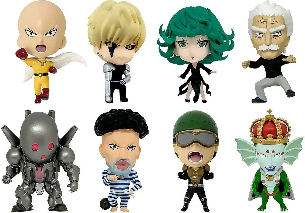 One Punch Man 16d Collectible Figure Collection PVC Figures 8-Pack Vol. 2 6 cm product photo