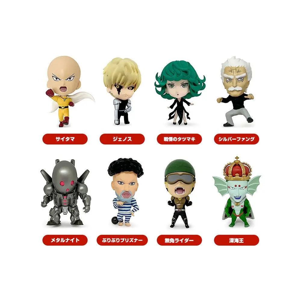 One Punch Man 16d Collectible Figure Collection PVC Figures 8-Pack Vol. 2 6 cm product photo