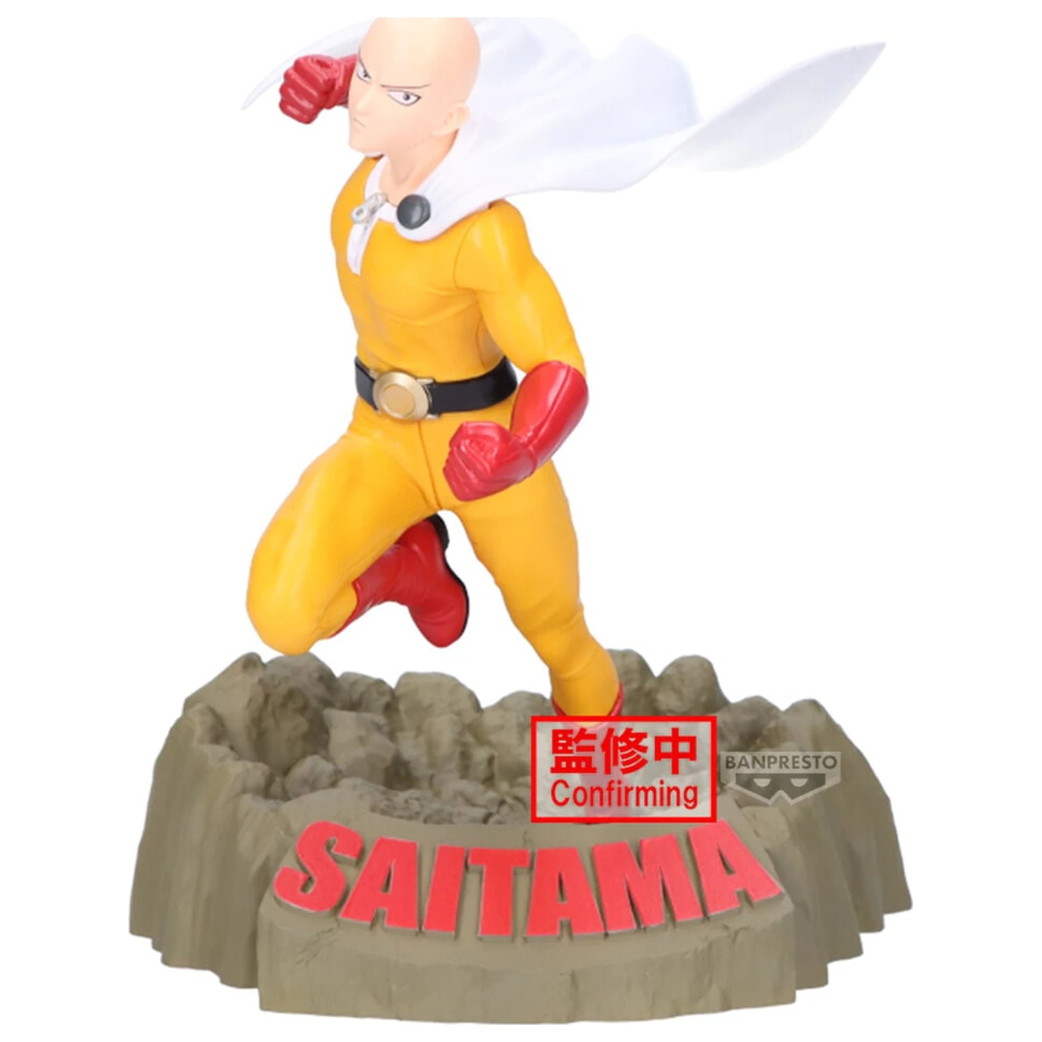 One-Punch Man Figura Saitama Crash Base Ver figure 22cm product photo