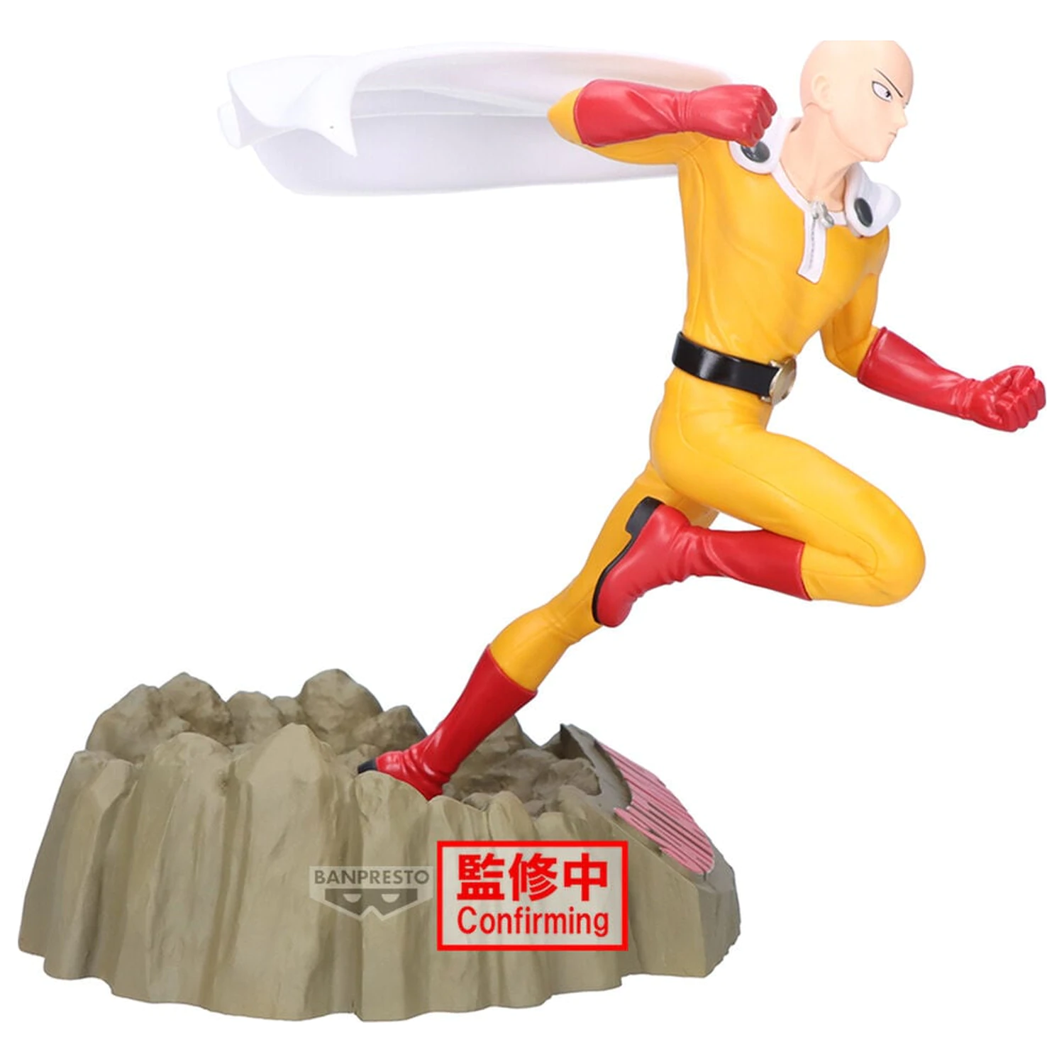 One-Punch Man Figura Saitama Crash Base Ver figure 22cm product photo