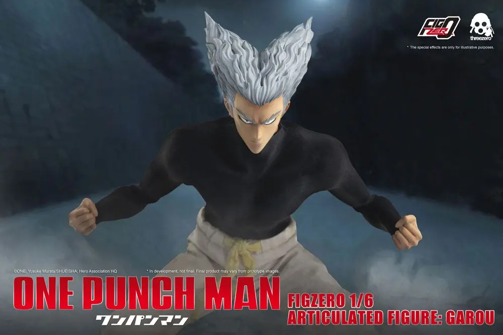 One Punch Man FigZero Action Figure 1/6 Garou 30 cm product photo
