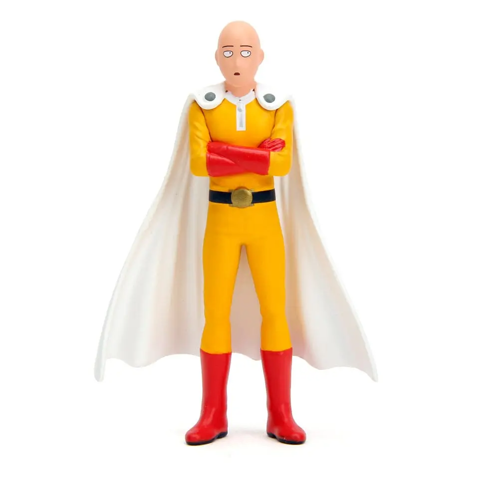 One Punch Man Hollywood Rides Diecast Model 1/24 1974 Mazda RX-3 with One Punch Man Figur product photo