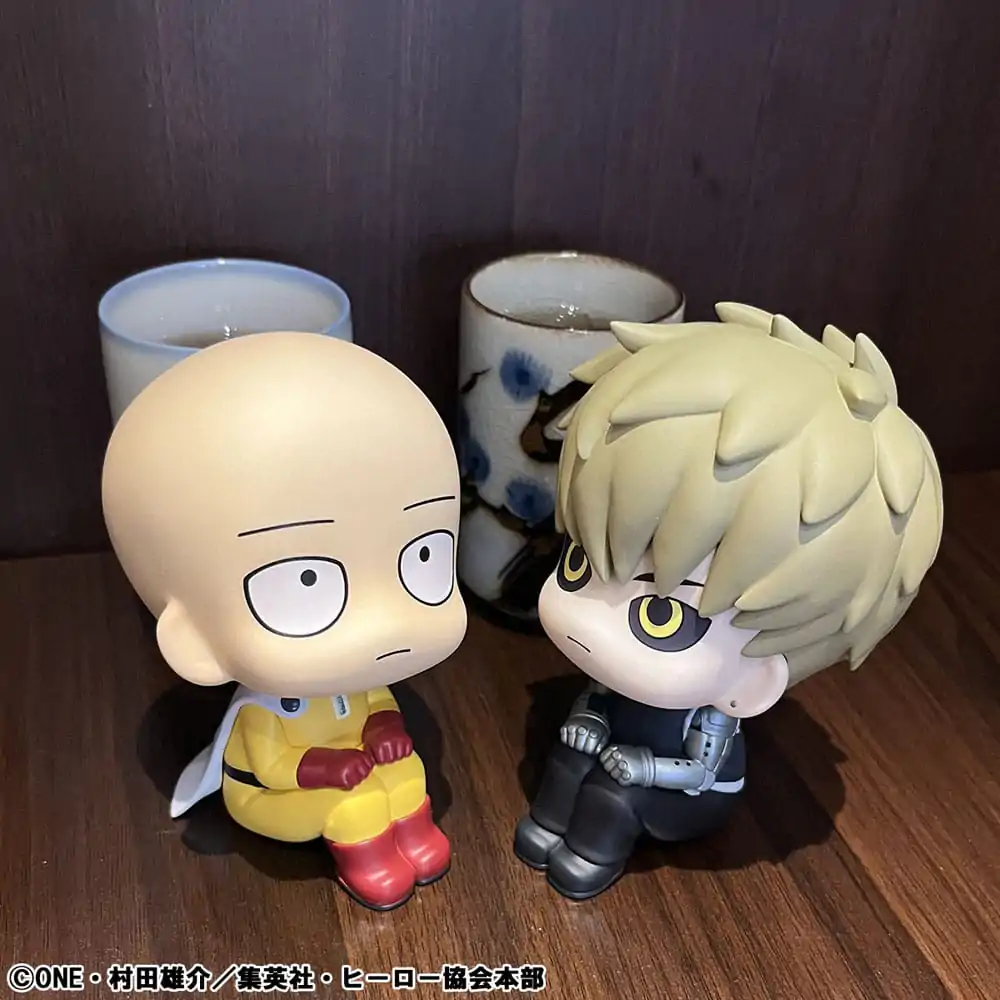 One Punch Man Look Up PVC Statue Saitama & Genos 11 cm (with gift)        product photo