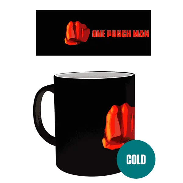 One Punch Man Saitama heat change mug product photo