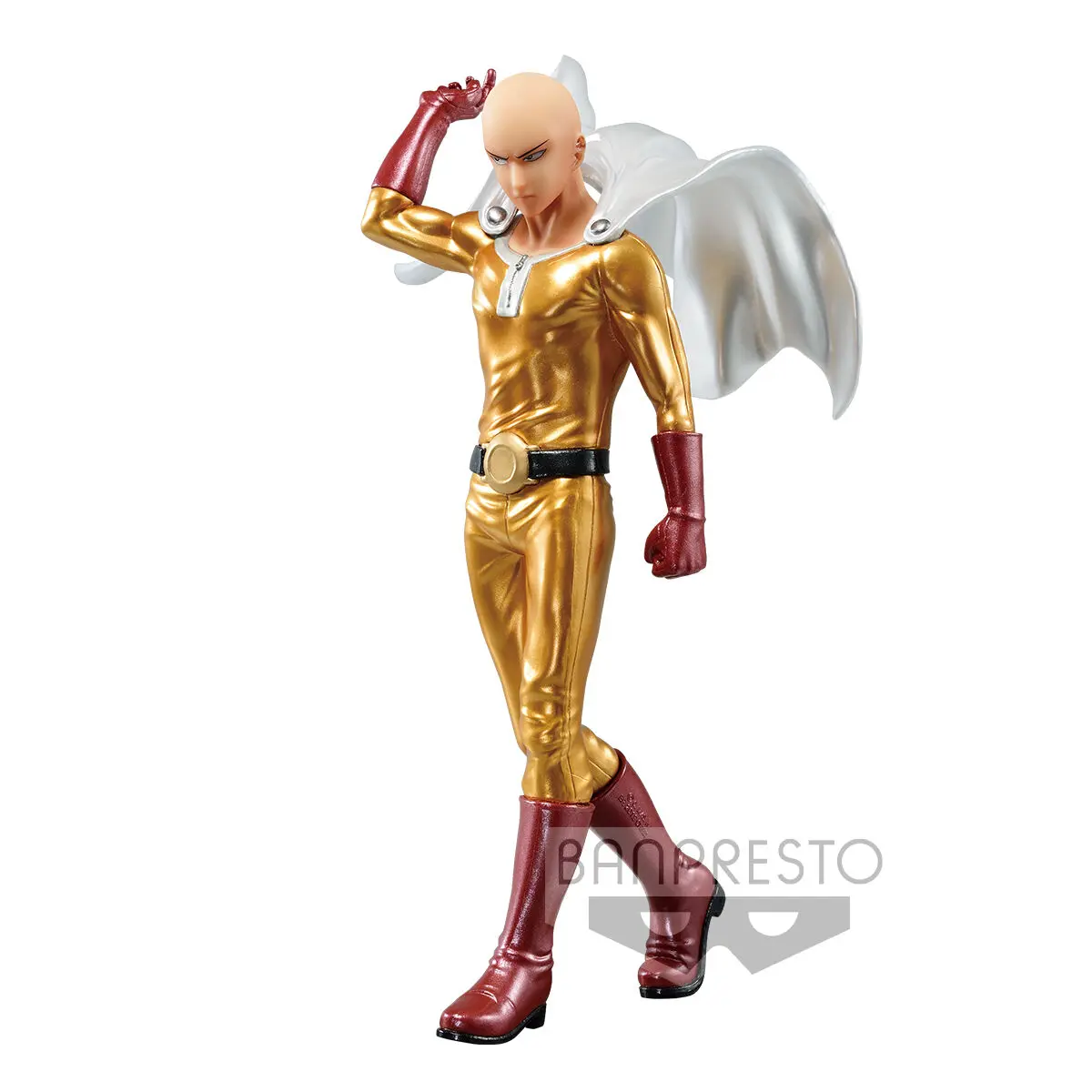 One Punch Man Saitama Metalic Color Premium figure 20cm product photo