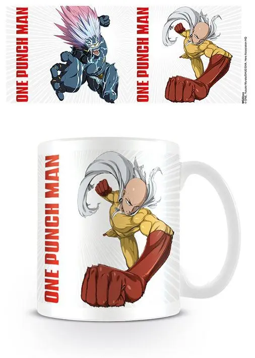 One Punch Man Mug Saitama vs Boros product photo