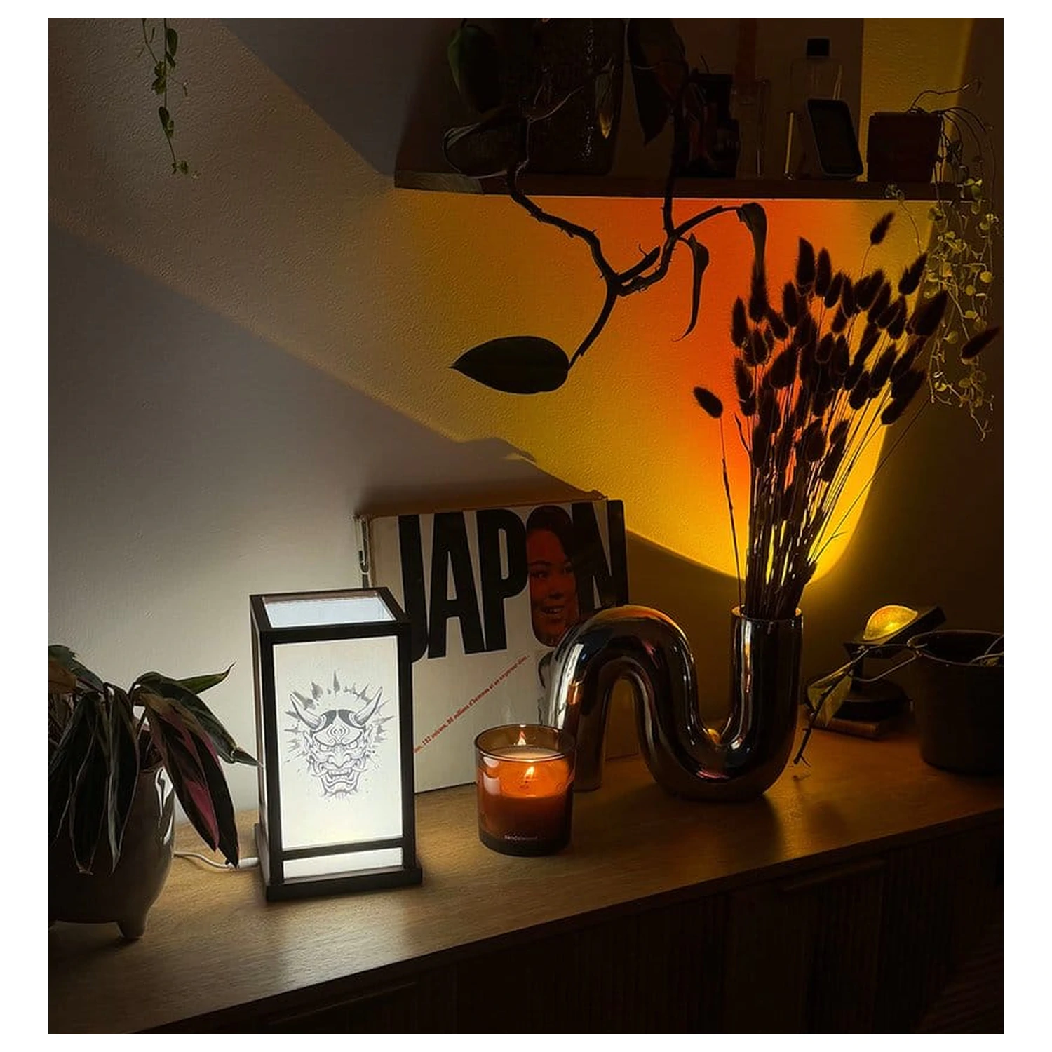 Lantern Oni 25 cm product photo