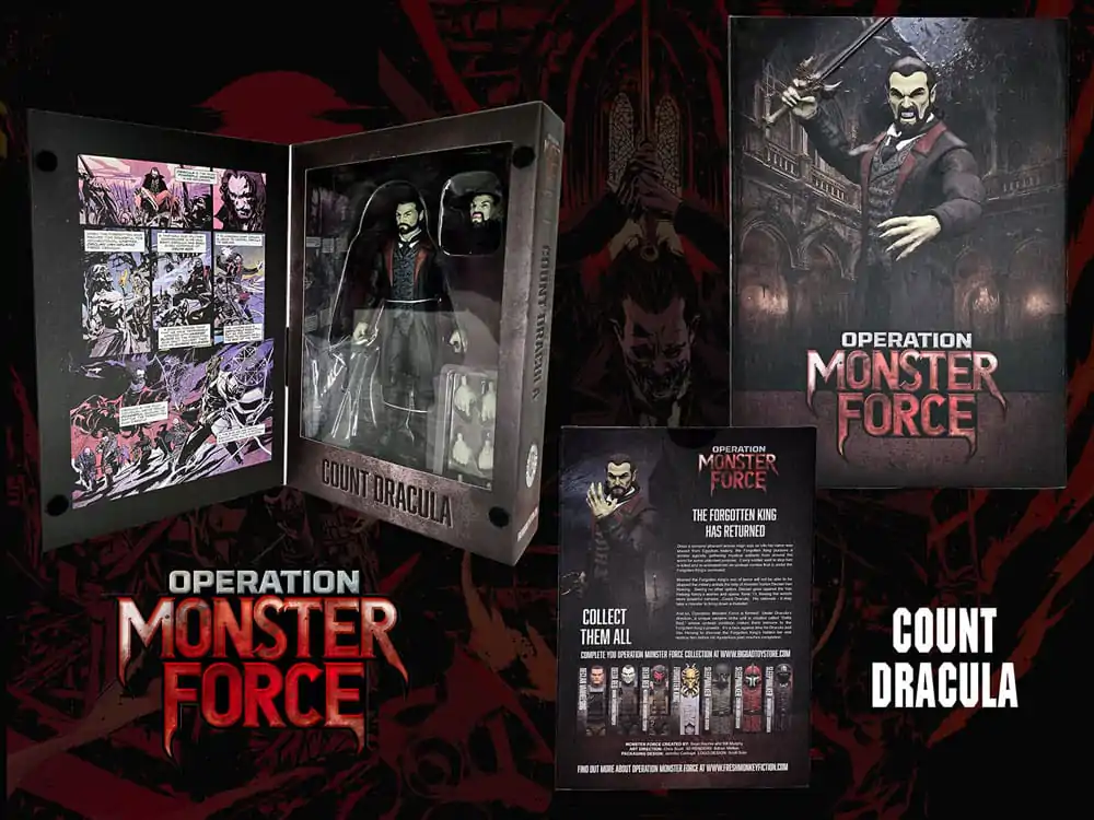 Operation: Monster Force Action Figure 1/12 Count Dracula 15 cm termékfotó