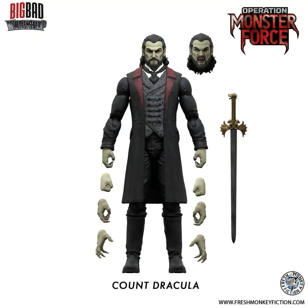 Operation: Monster Force Action Figure 1/12 Count Dracula 15 cm termékfotó