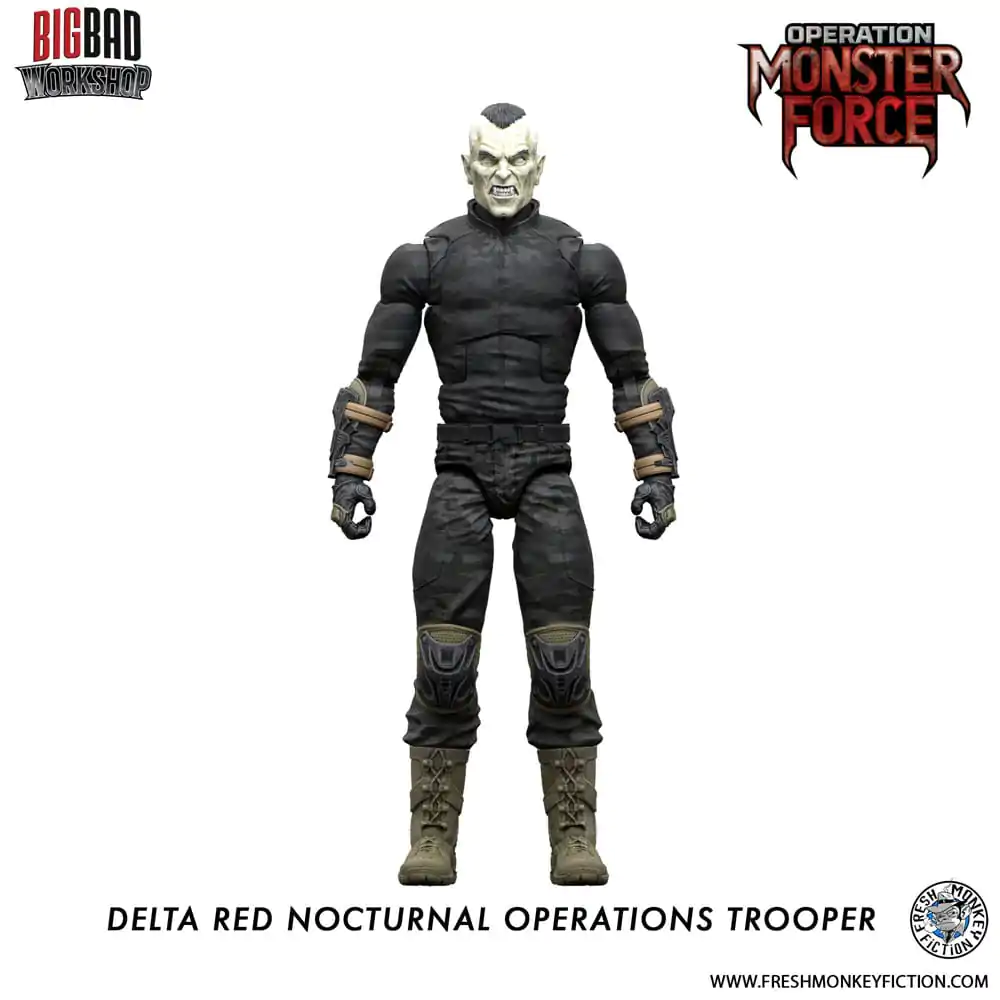 Operation: Monster Force Action Figure 1/12 Delta Red Nocturnal Operations Trooper 15 cm termékfotó