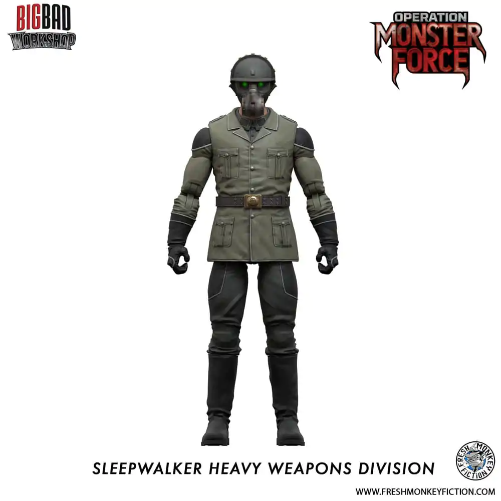 Operation: Monster Force Action Figure 1/12 Sleepwalker Heavy Weapons Division 15 cm product photo