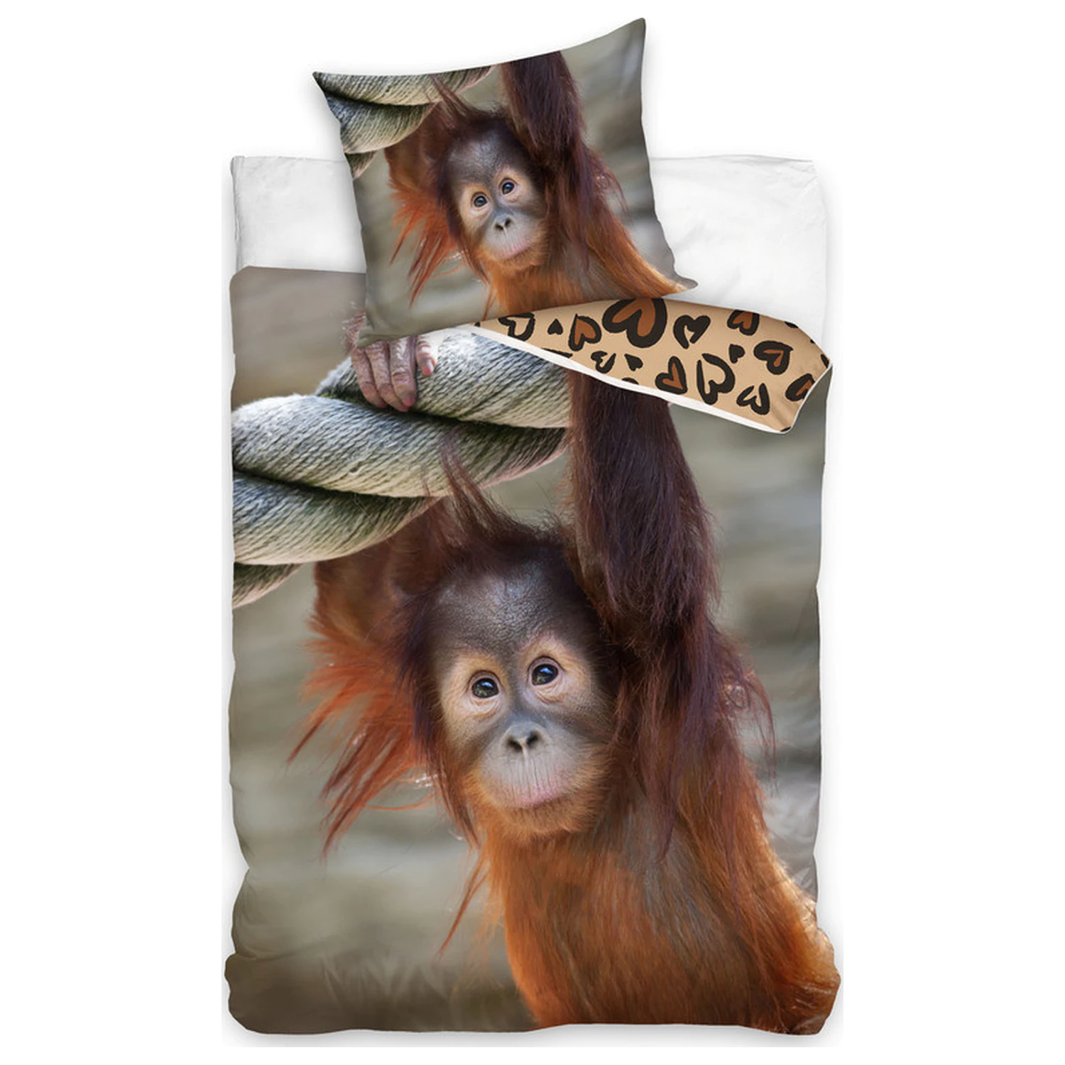 Orangutan Tiny Swinger Duvet Cover product photo