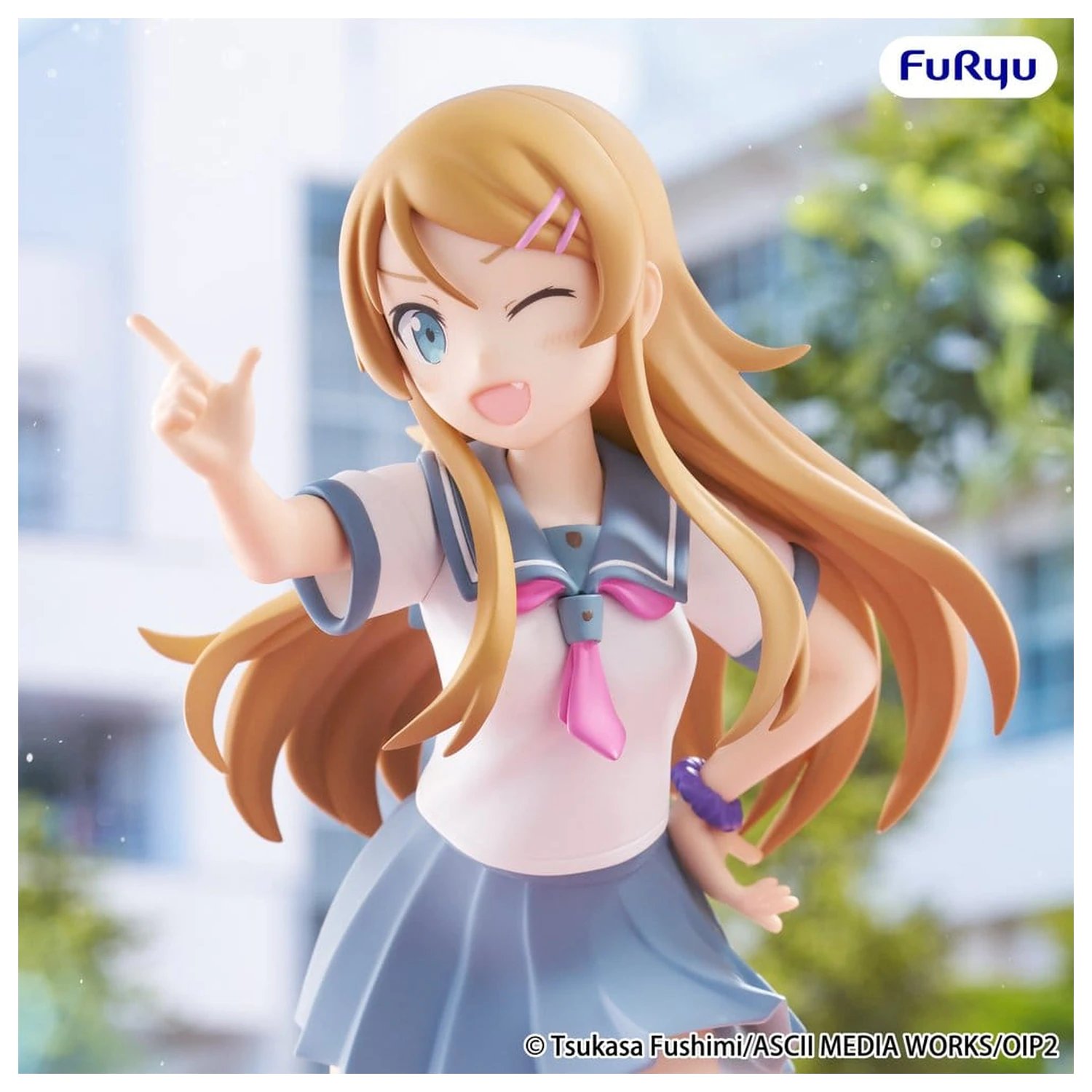 Oreimo 2 Muchute PVC Figure Kirino Kousaka 19 cm product photo
