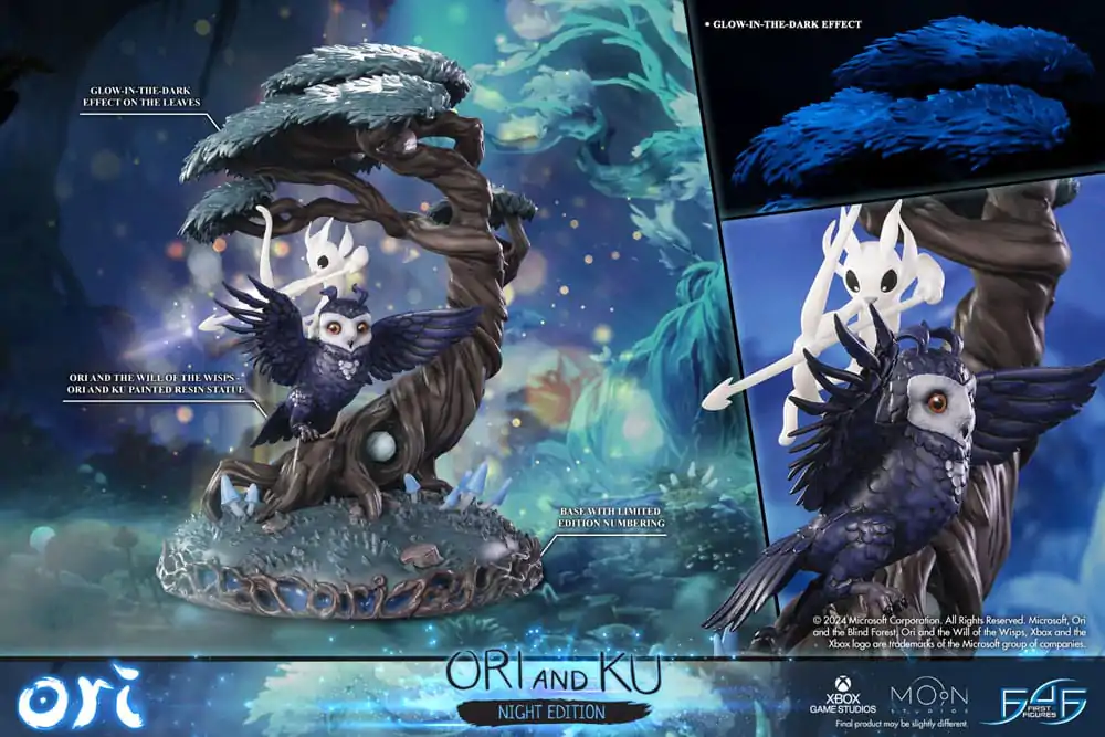 Ori and the Will of the Wisps Statue Ori and Ku Night Ver. 38 cm product photo