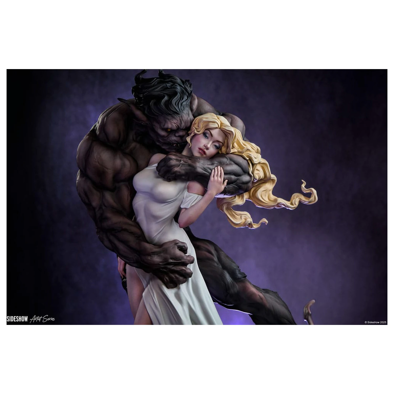 Original Artist Series Statue Beauty and the Beast by Maria Panfilova 46 cm product photo