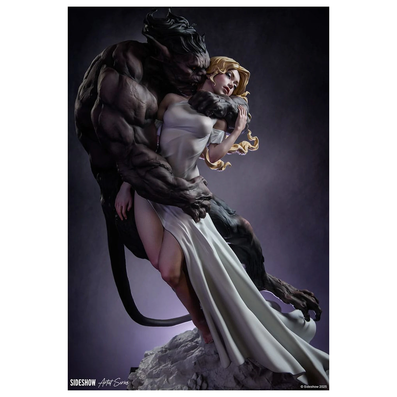 Original Artist Series Statue Beauty and the Beast by Maria Panfilova 46 cm product photo