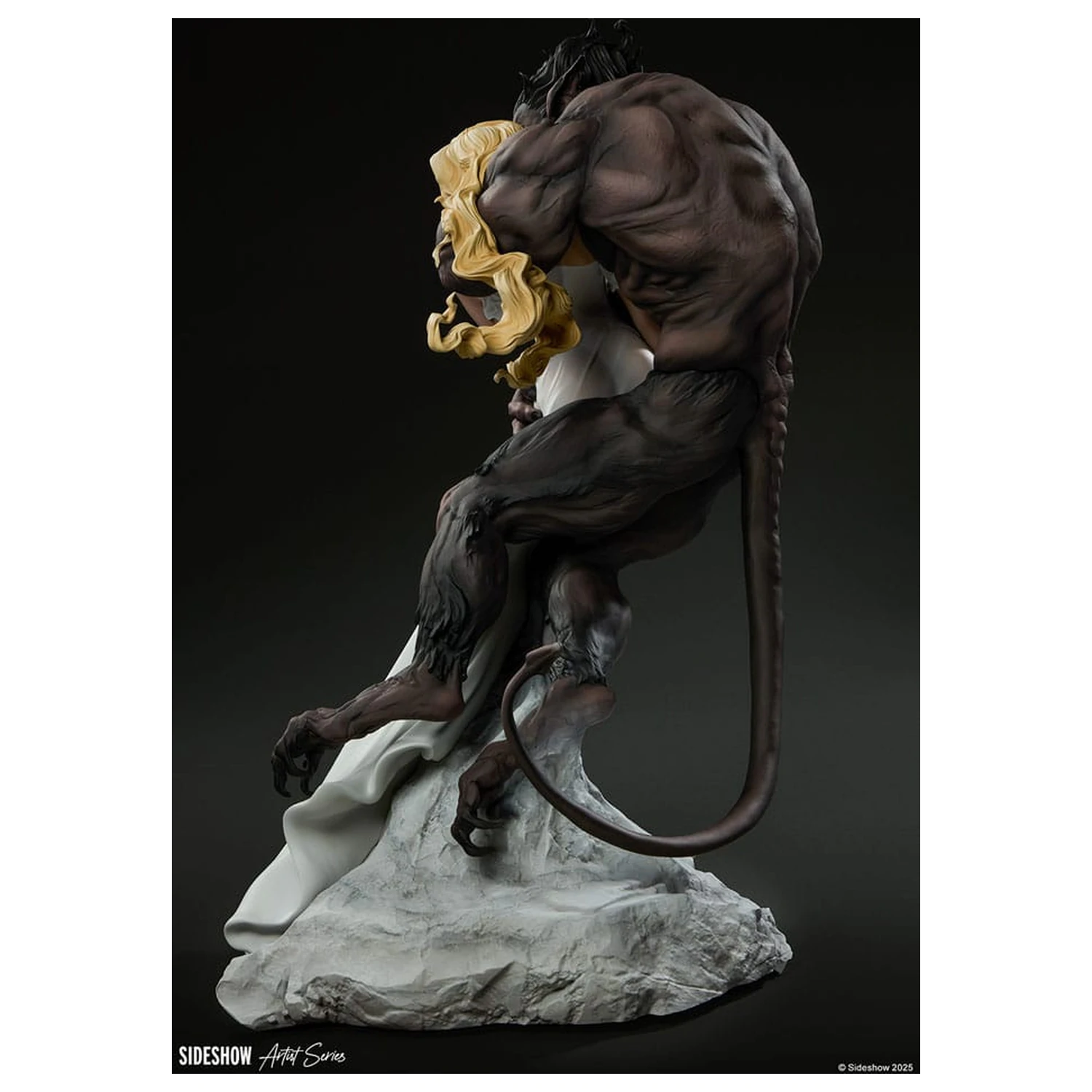 Original Artist Series Statue Beauty and the Beast by Maria Panfilova 46 cm product photo