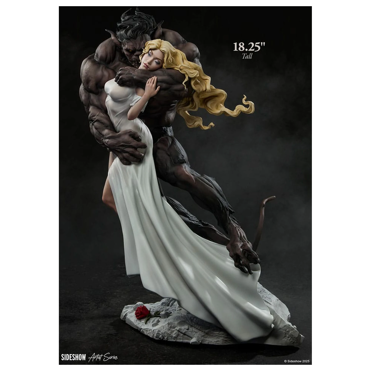 Original Artist Series Statue Beauty and the Beast by Maria Panfilova 46 cm product photo