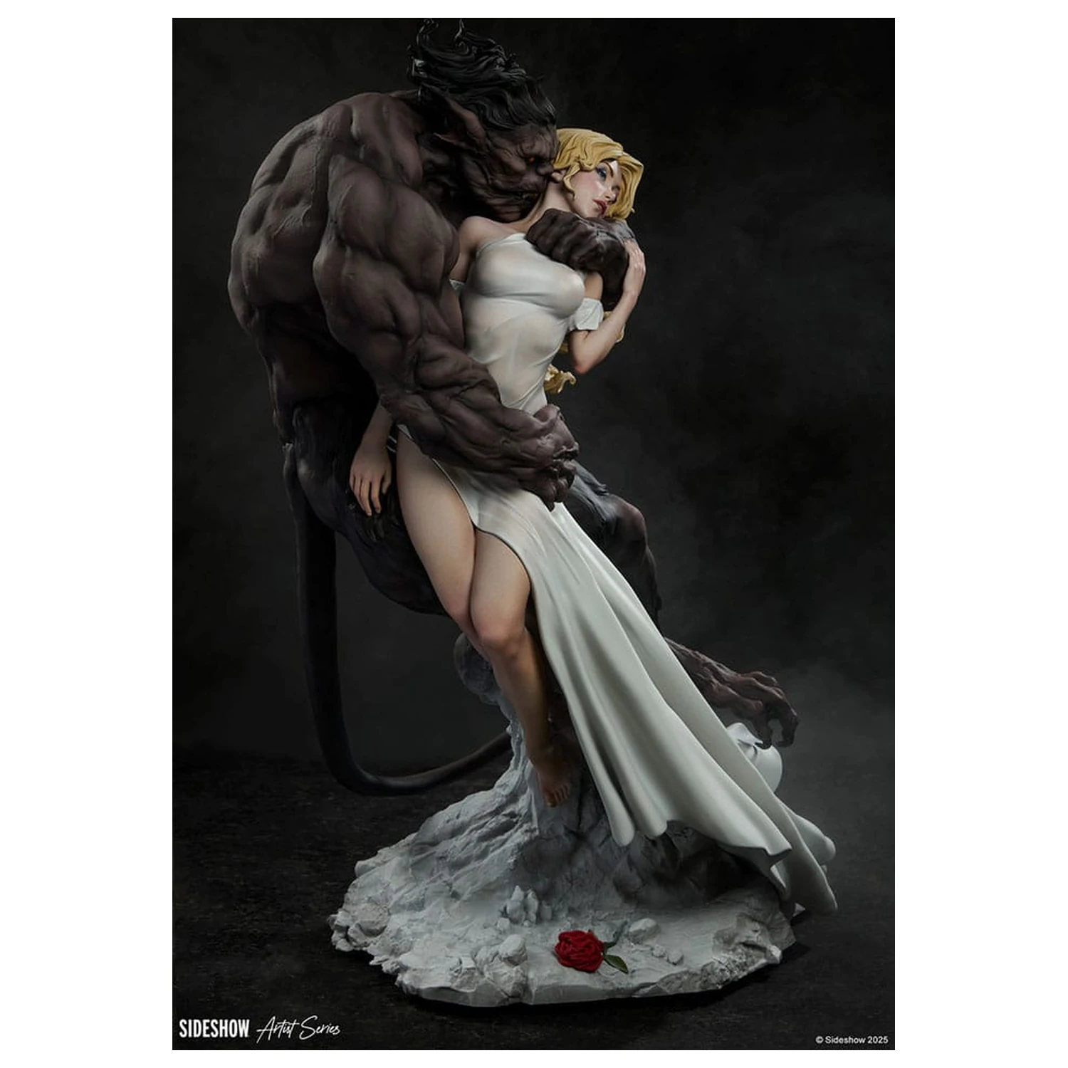 Original Artist Series Statue Beauty and the Beast by Maria Panfilova 46 cm product photo