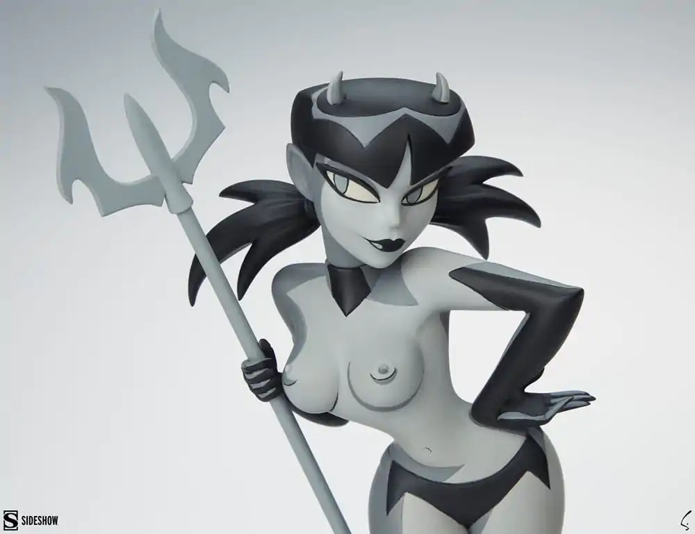 Original Artist Series Statue Devil Girl (Black and White Variant) 30 cm product photo