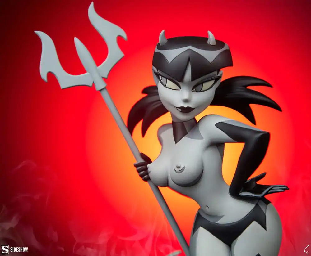 Original Artist Series Statue Devil Girl (Black and White Variant) 30 cm product photo