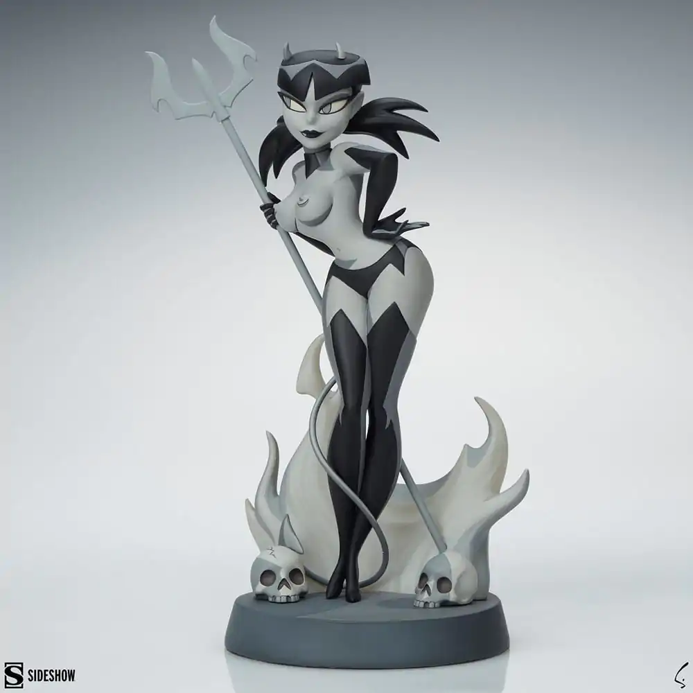 Original Artist Series Statue Devil Girl (Black and White Variant) 30 cm product photo