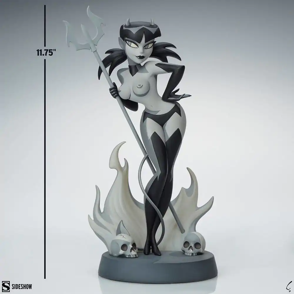 Original Artist Series Statue Devil Girl (Black and White Variant) 30 cm product photo