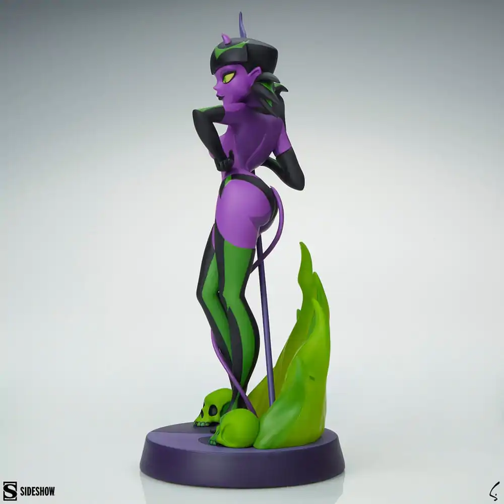 Original Artist Series Statue Devil Girl (Purple and Green Variant) 30 cm product photo