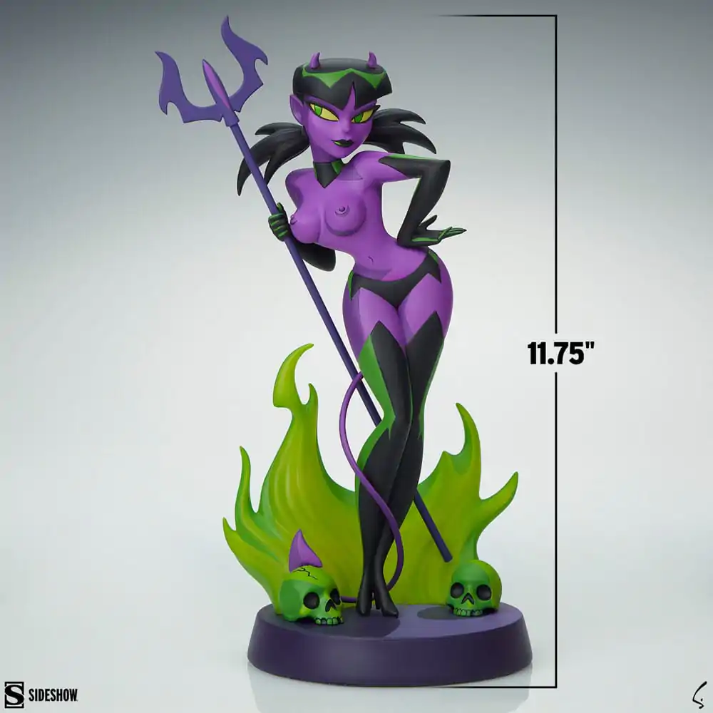 Original Artist Series Statue Devil Girl (Purple and Green Variant) 30 cm product photo