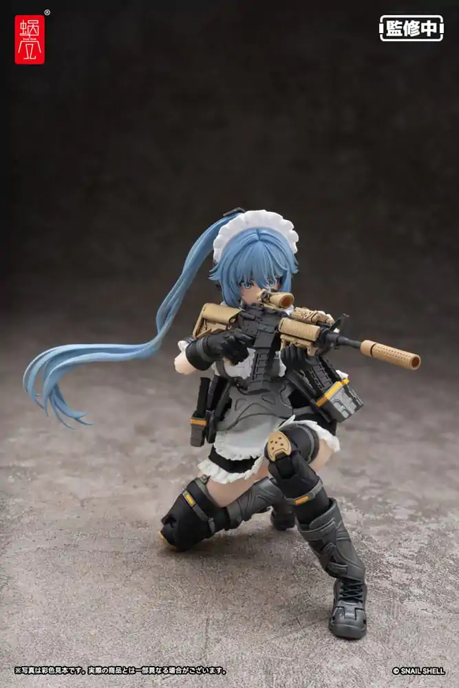 Original Character Action Figure Kit 1/12 RA-02 Tactical Maid Kazune Tokiwa 16 cm product photo