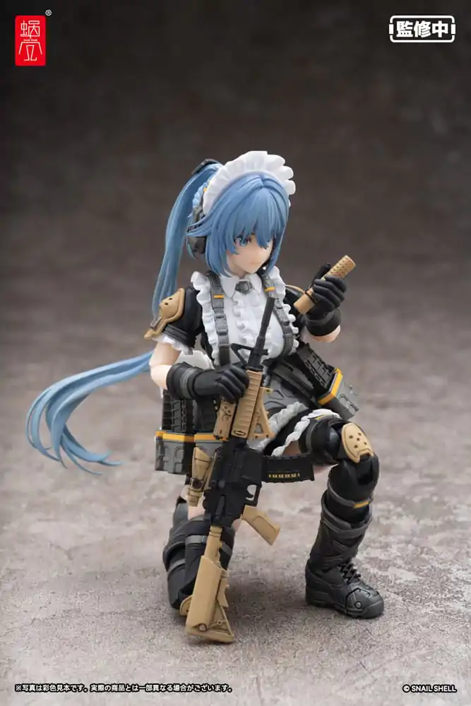 Original Character Action Figure Kit 1/12 RA-02 Tactical Maid Kazune Tokiwa 16 cm product photo