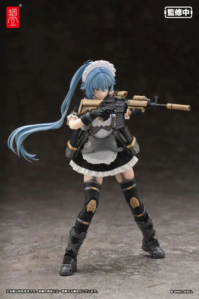 Original Character Action Figure Kit 1/12 RA-02 Tactical Maid Kazune Tokiwa 16 cm product photo