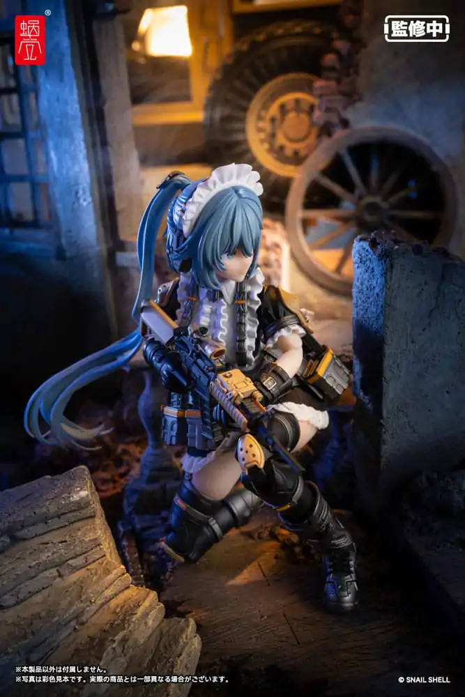 Original Character Action Figure Kit 1/12 RA-02 Tactical Maid Kazune Tokiwa 16 cm product photo