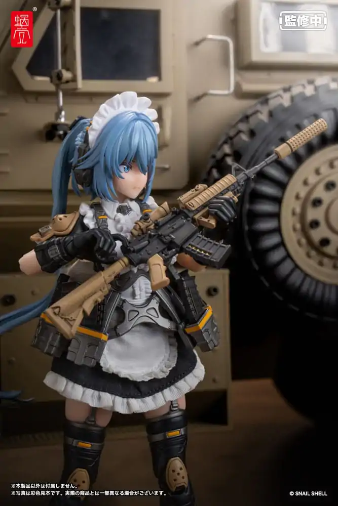 Original Character Action Figure Kit 1/12 RA-02 Tactical Maid Kazune Tokiwa 16 cm product photo