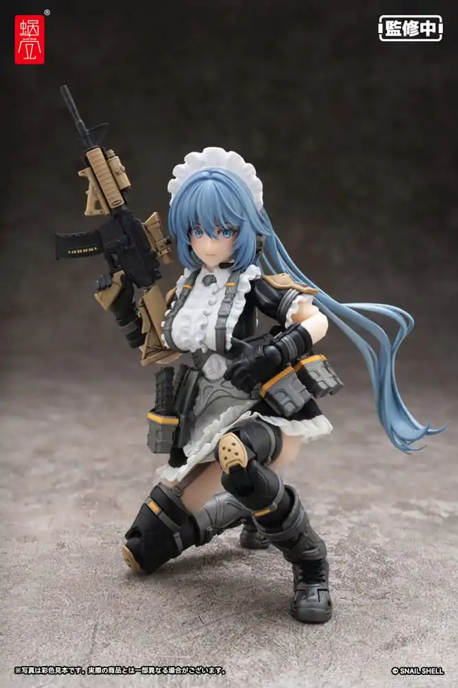 Original Character Action Figure Kit 1/12 RA-02 Tactical Maid Kazune Tokiwa 16 cm product photo