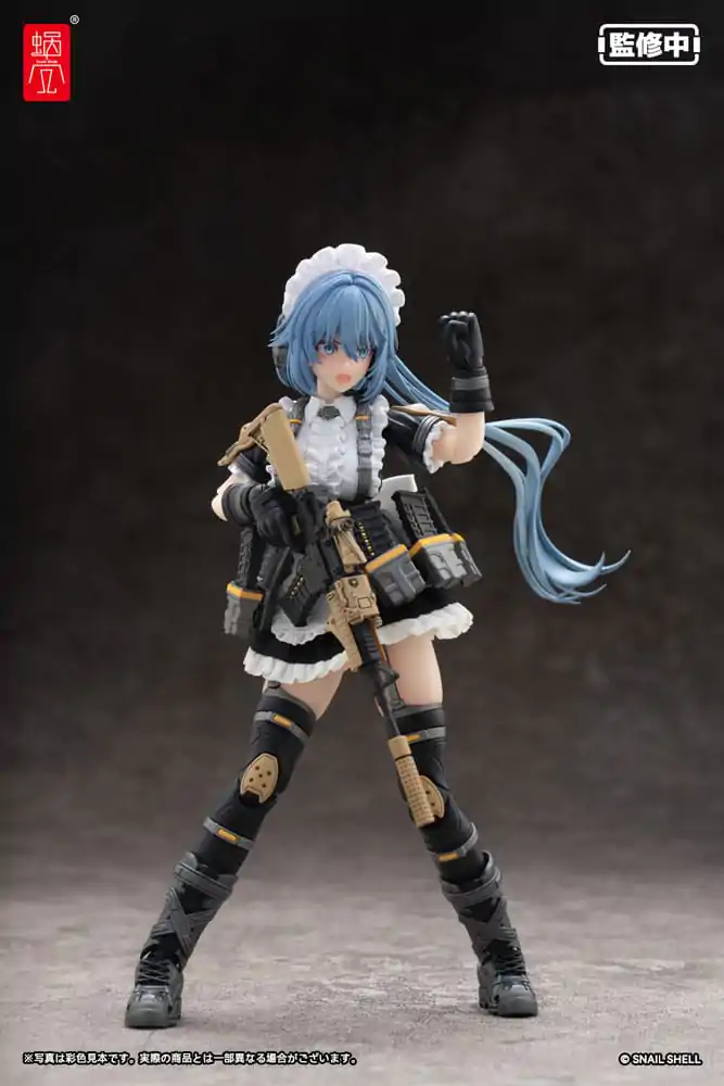 Original Character Action Figure Kit 1/12 RA-02 Tactical Maid Kazune Tokiwa 16 cm product photo