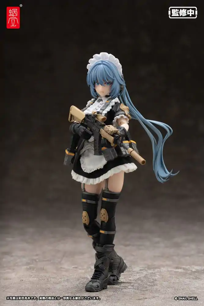 Original Character Action Figure Kit 1/12 RA-02 Tactical Maid Kazune Tokiwa 16 cm product photo