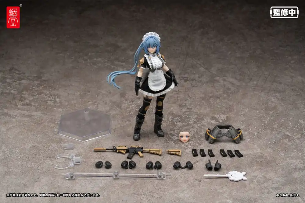 Original Character Action Figure Kit 1/12 RA-02 Tactical Maid Kazune Tokiwa 16 cm product photo