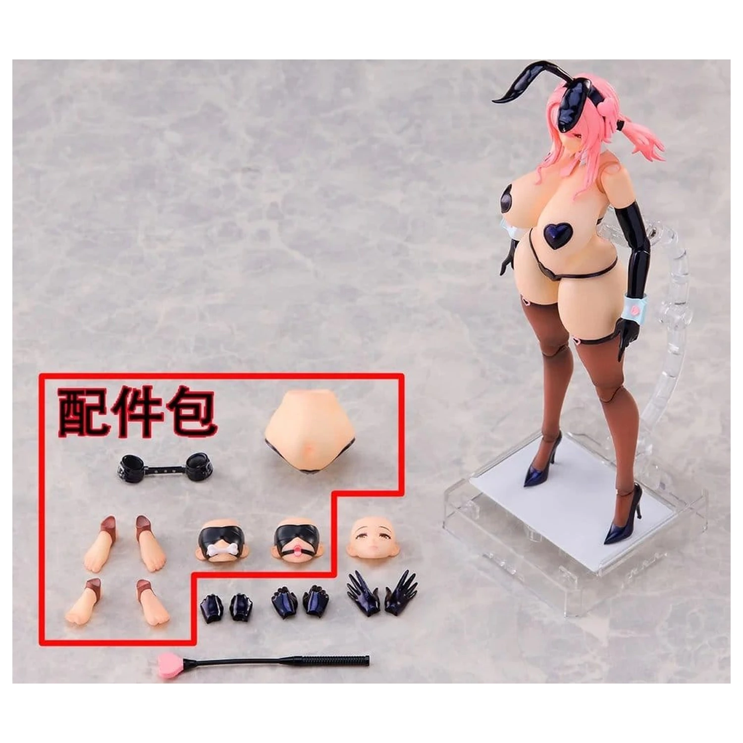 Original Character Action Figure 1/12 Reverse Bunny Girl Nicole Optional Part Set  product photo