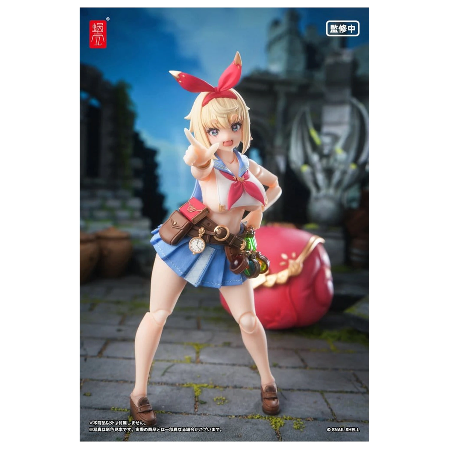Original Character Action Figure 1/12 RPGEX-06 Adventurer Snail 15 cm product photo