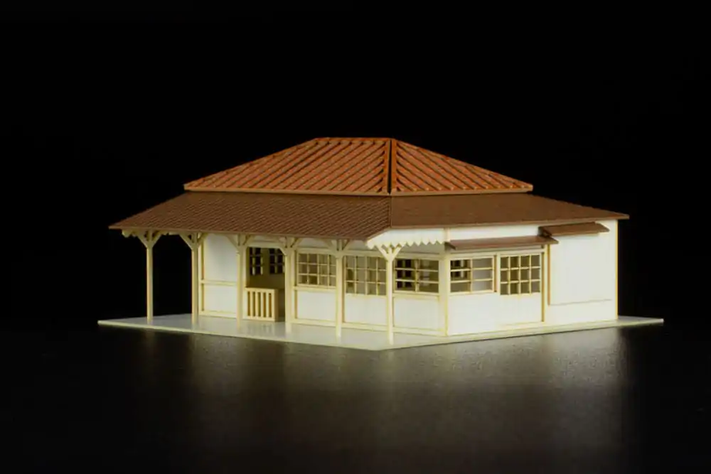 Original Character 1/150 Anitecture Paper Model Kit Station (Kominato Railway) 3 cm product photo