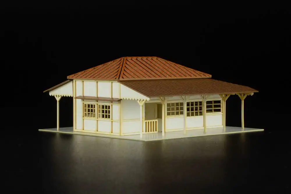 Original Character 1/150 Anitecture Paper Model Kit Station (Kominato Railway) 3 cm product photo