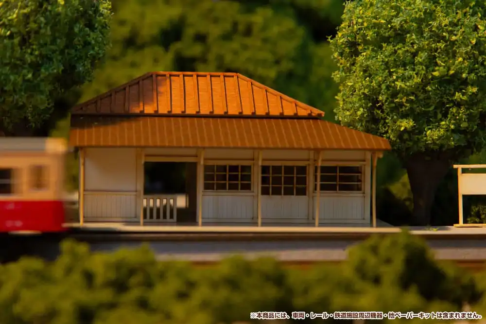 Original Character 1/150 Anitecture Paper Model Kit Station (Kominato Railway) 3 cm product photo