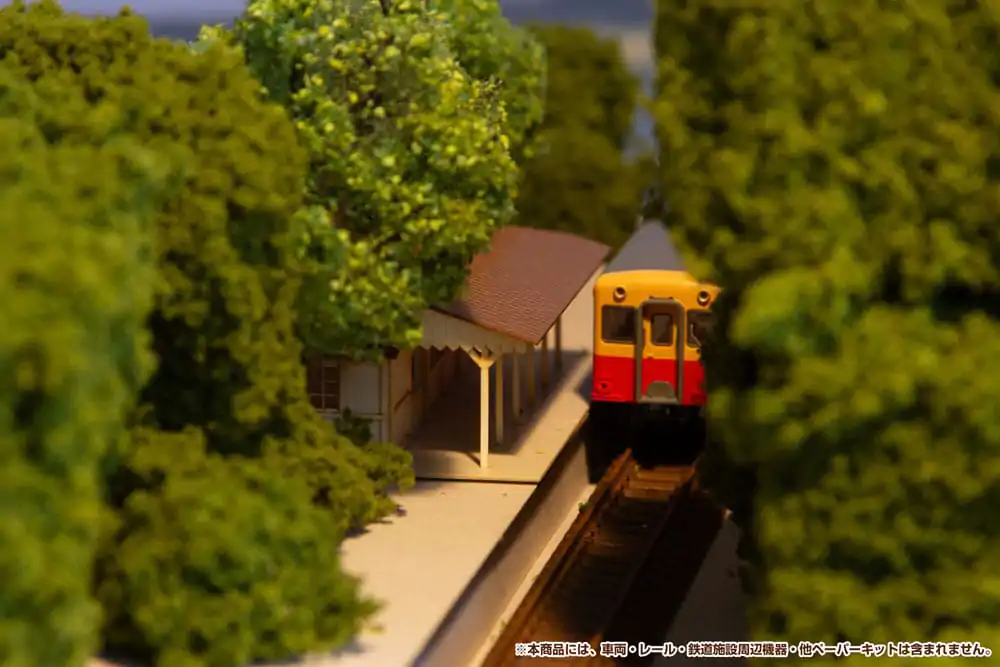 Original Character 1/150 Anitecture Paper Model Kit Station (Kominato Railway) 3 cm product photo