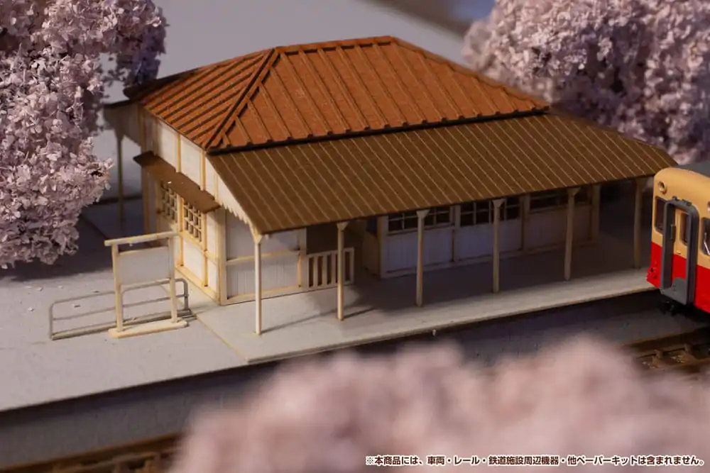 Original Character 1/150 Anitecture Paper Model Kit Station (Kominato Railway) 3 cm product photo