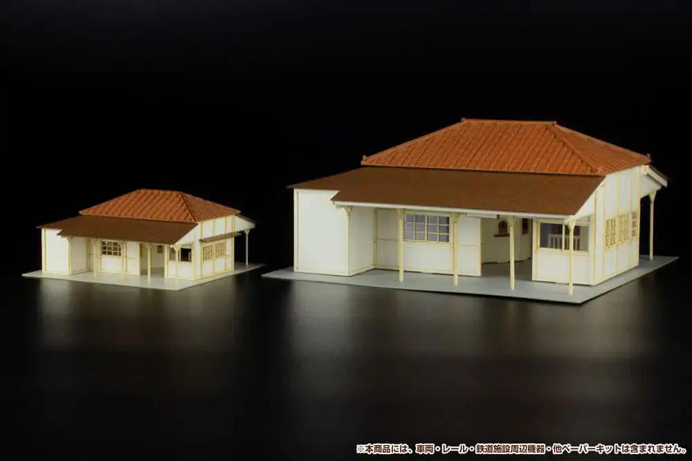 Original Character 1/150 Anitecture Paper Model Kit Station (Kominato Railway) 3 cm product photo